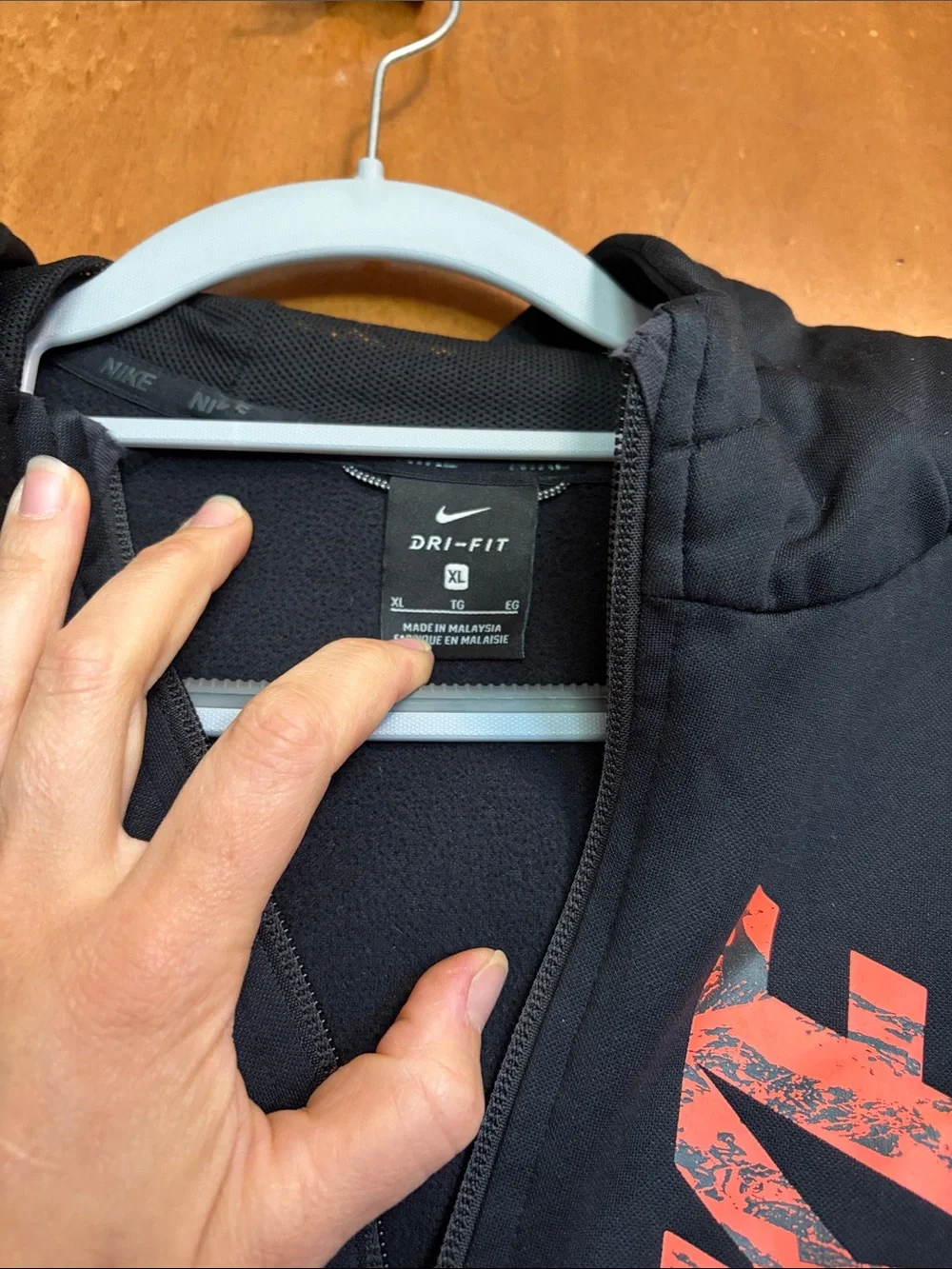 Kids Nike Black Full-Zip Hoodie